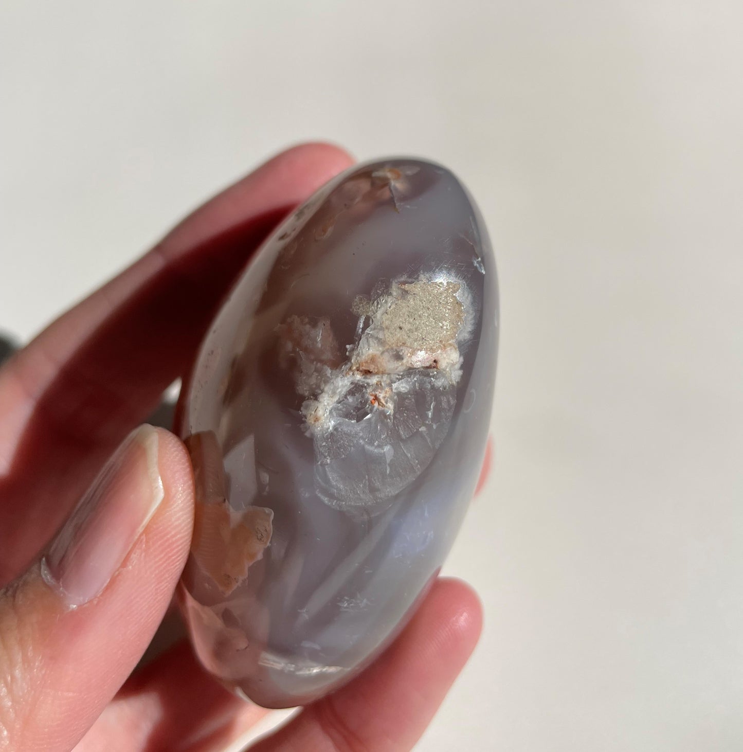 Coral Flower Agate Gallet