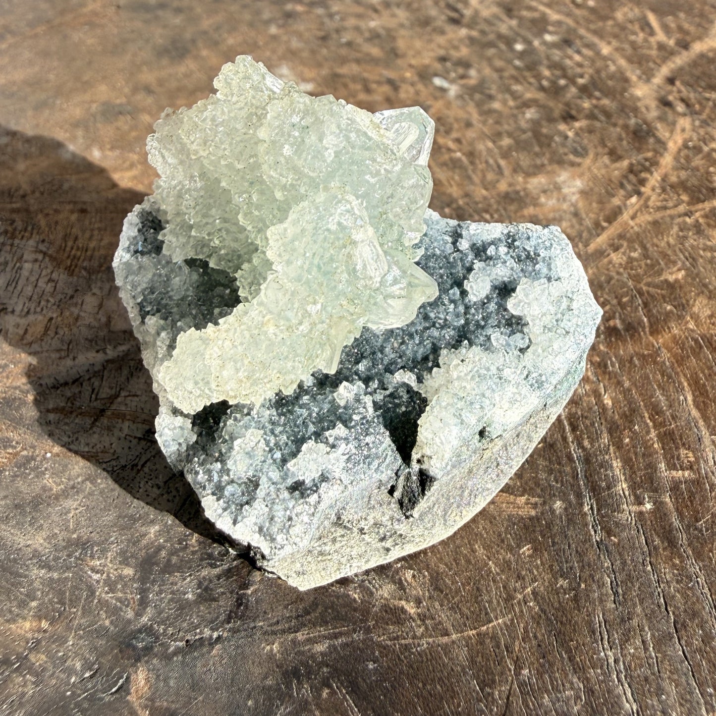Chalcedony with Apophyllite