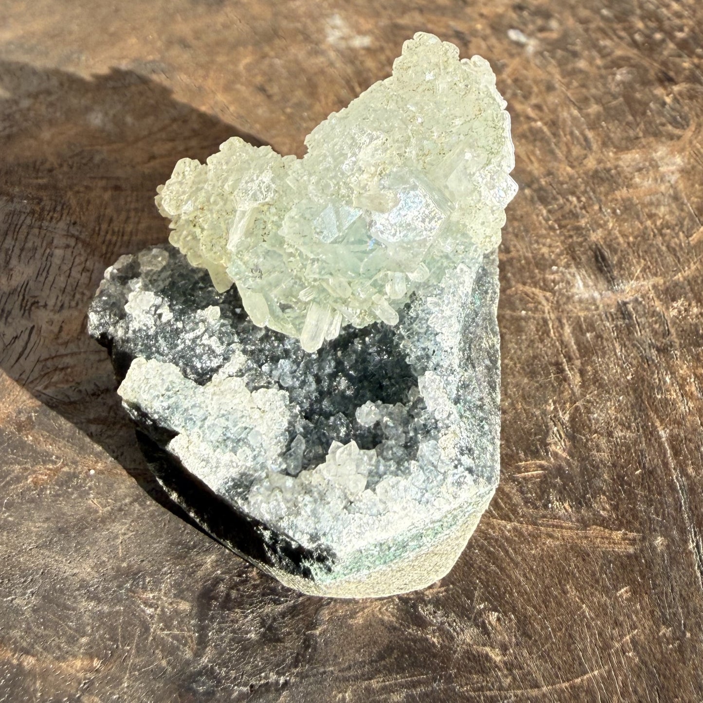 Chalcedony with Apophyllite