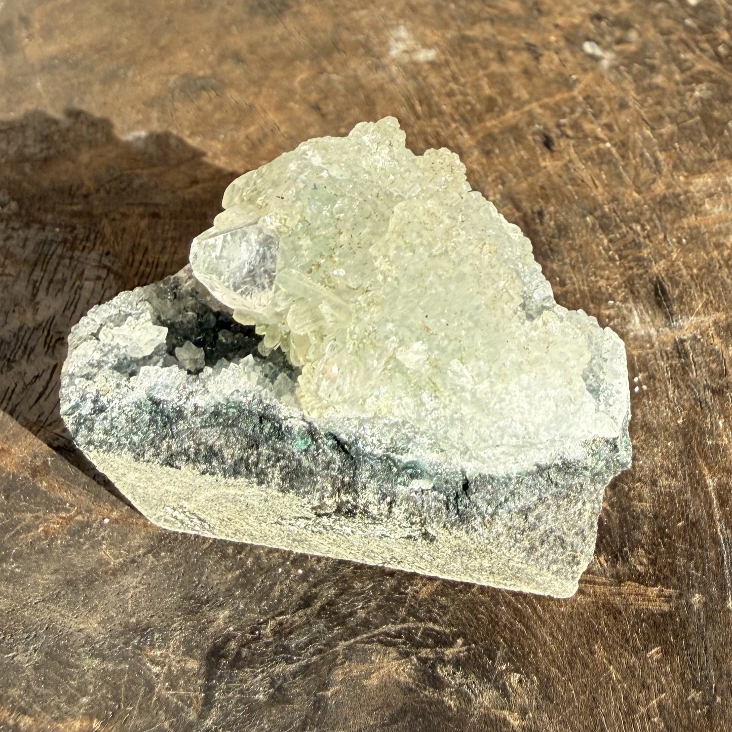 Chalcedony with Apophyllite