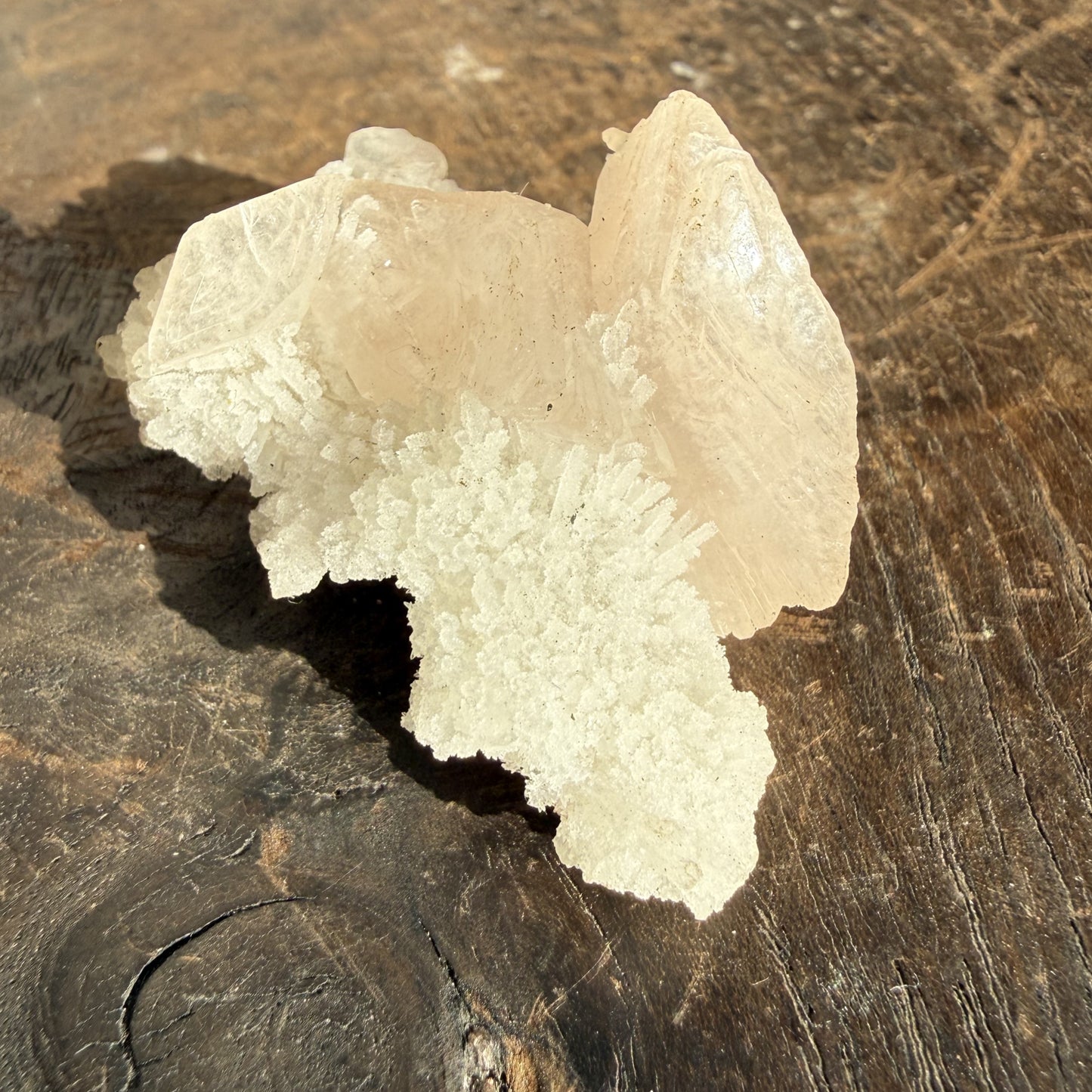Apophyllite with Stilbite