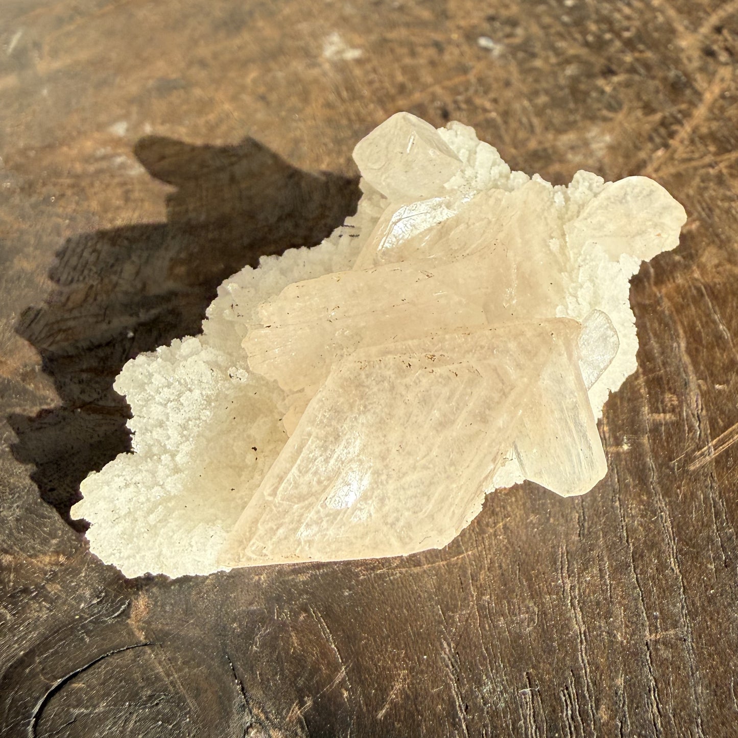 Apophyllite with Stilbite
