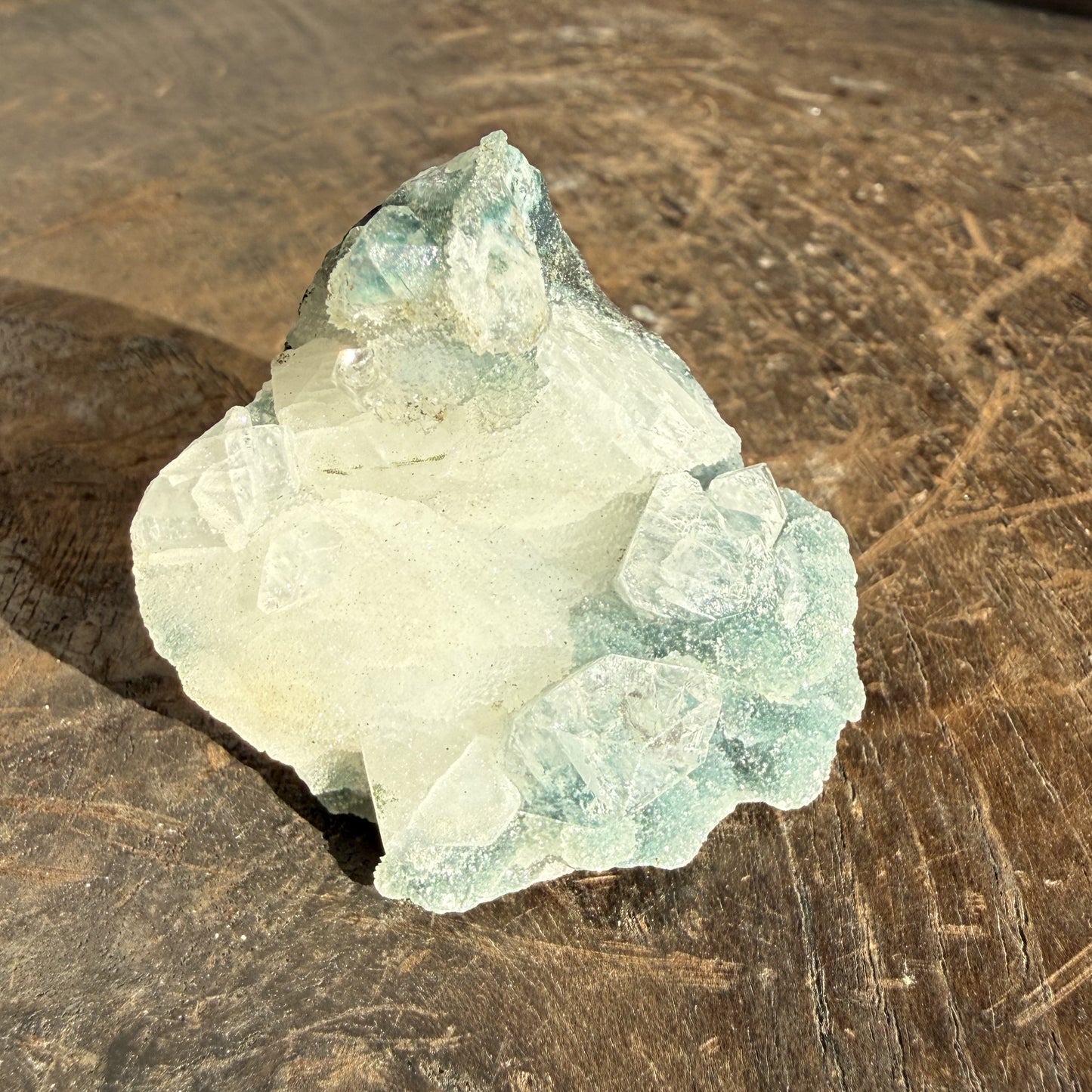 Chalcedony with Apophyllite