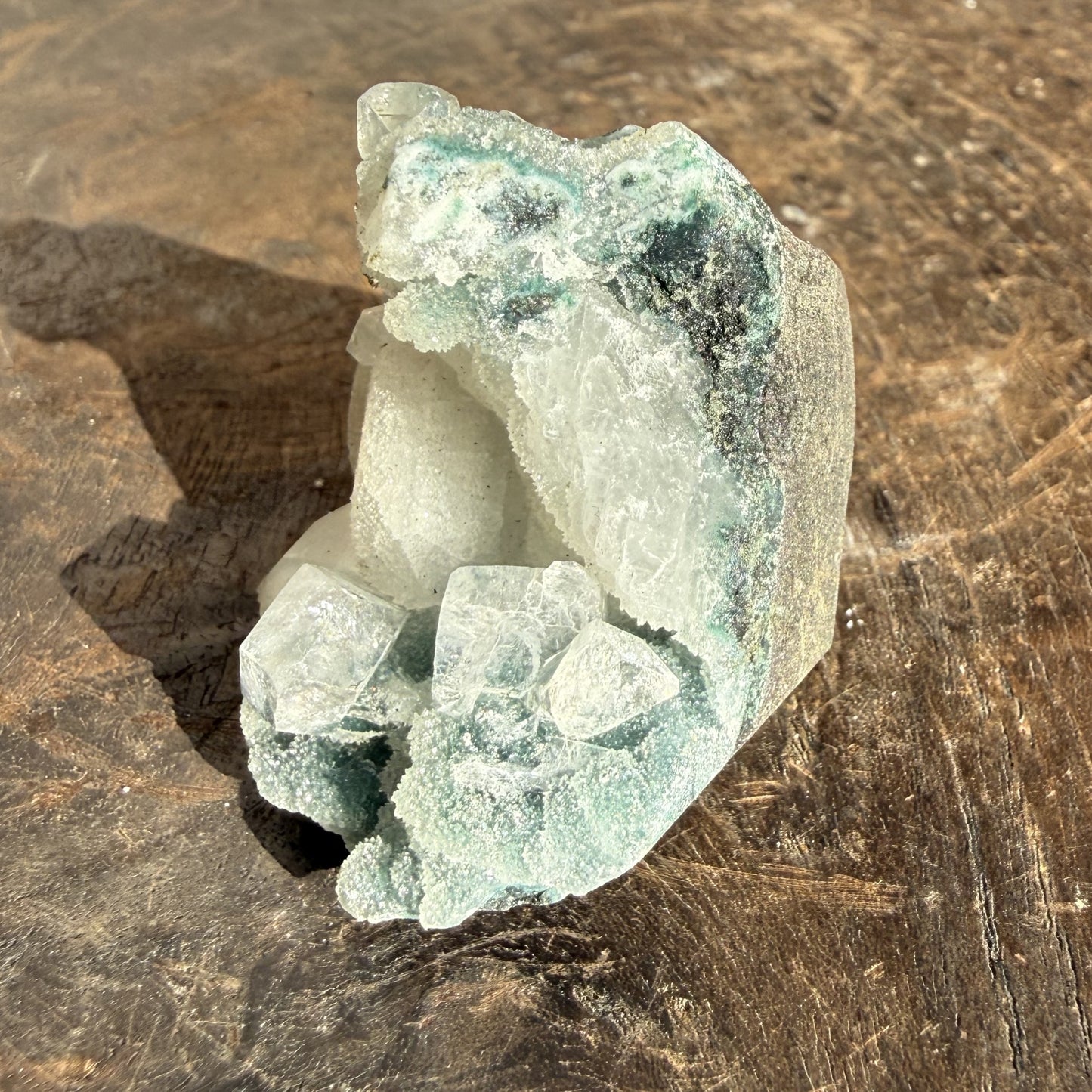 Chalcedony with Apophyllite