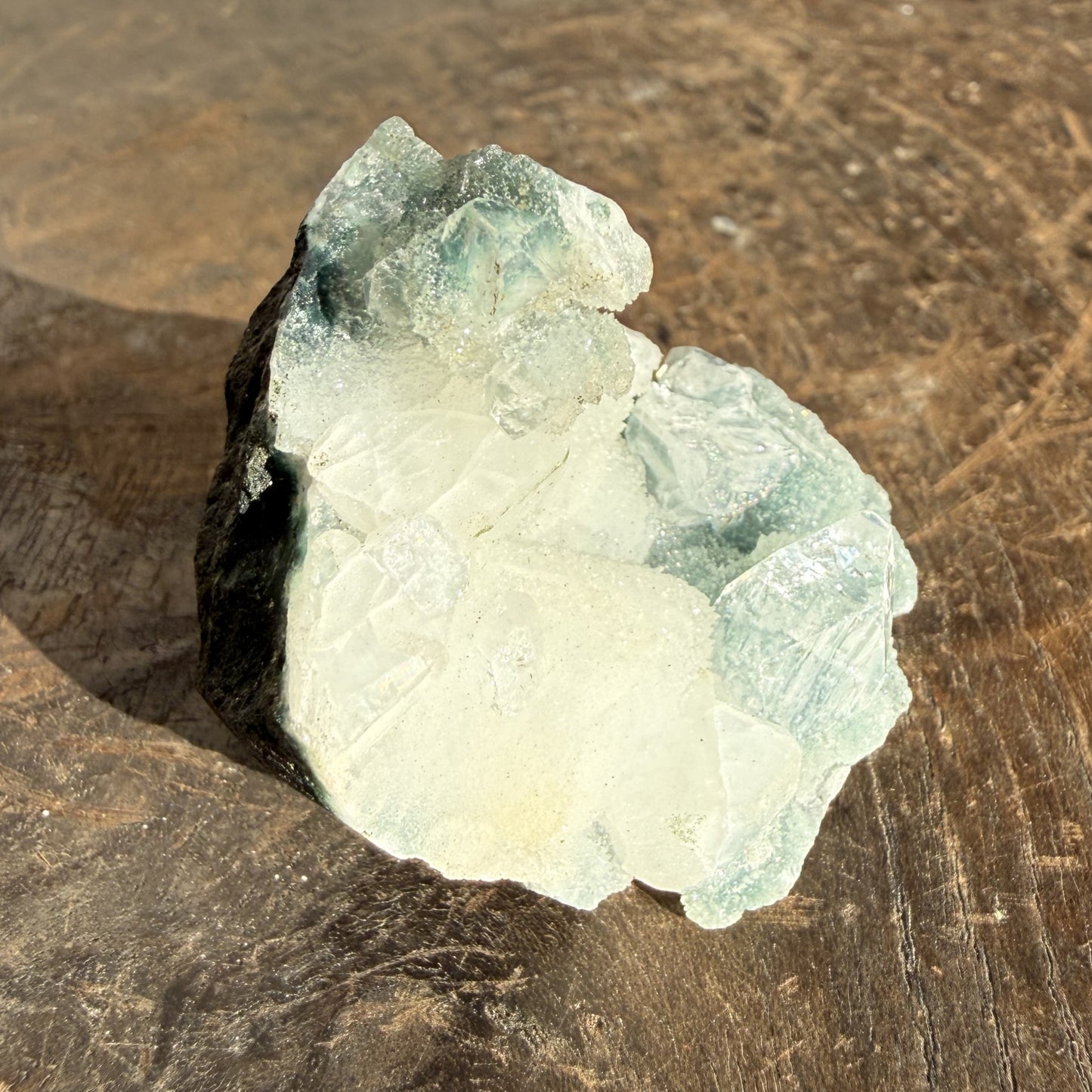 Chalcedony with Apophyllite