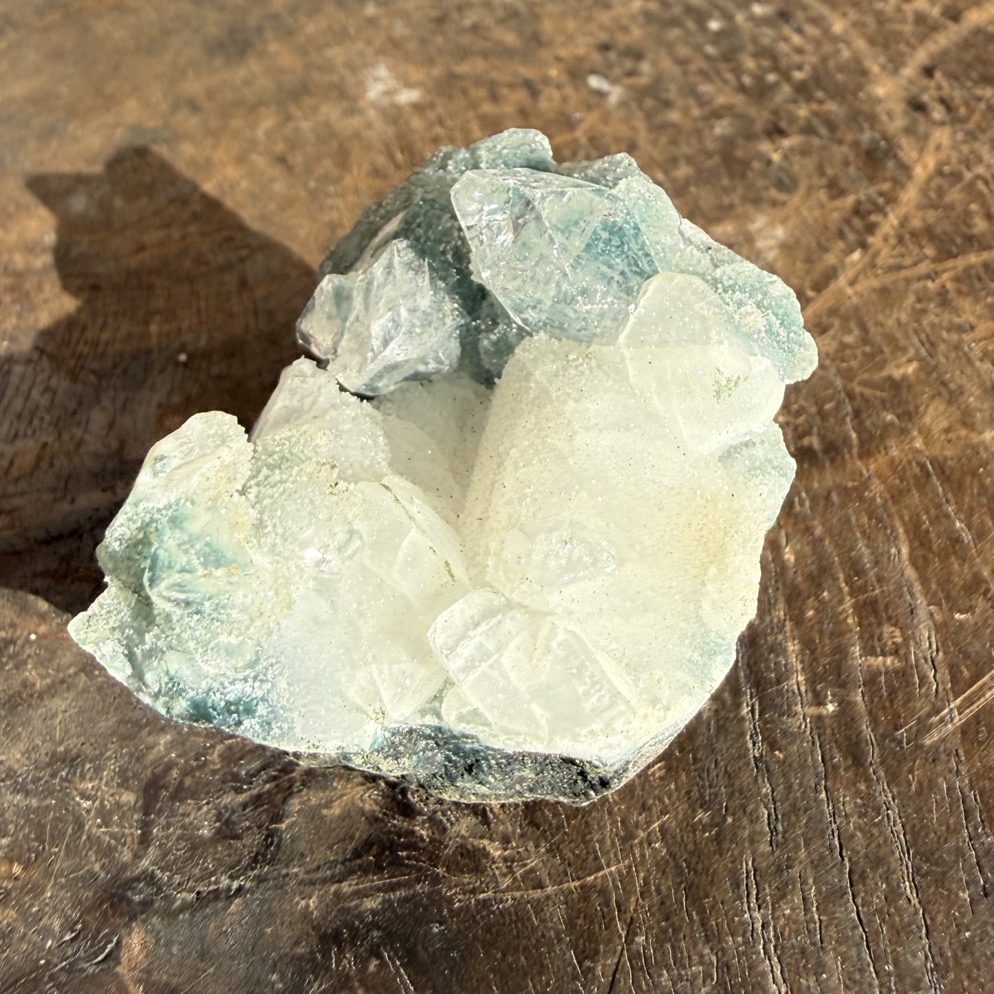 Chalcedony with Apophyllite