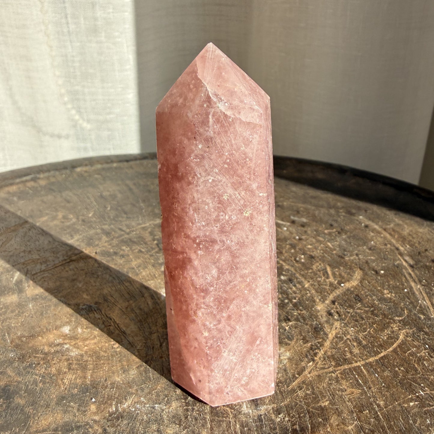 Strawberry Quartz Tower - 001