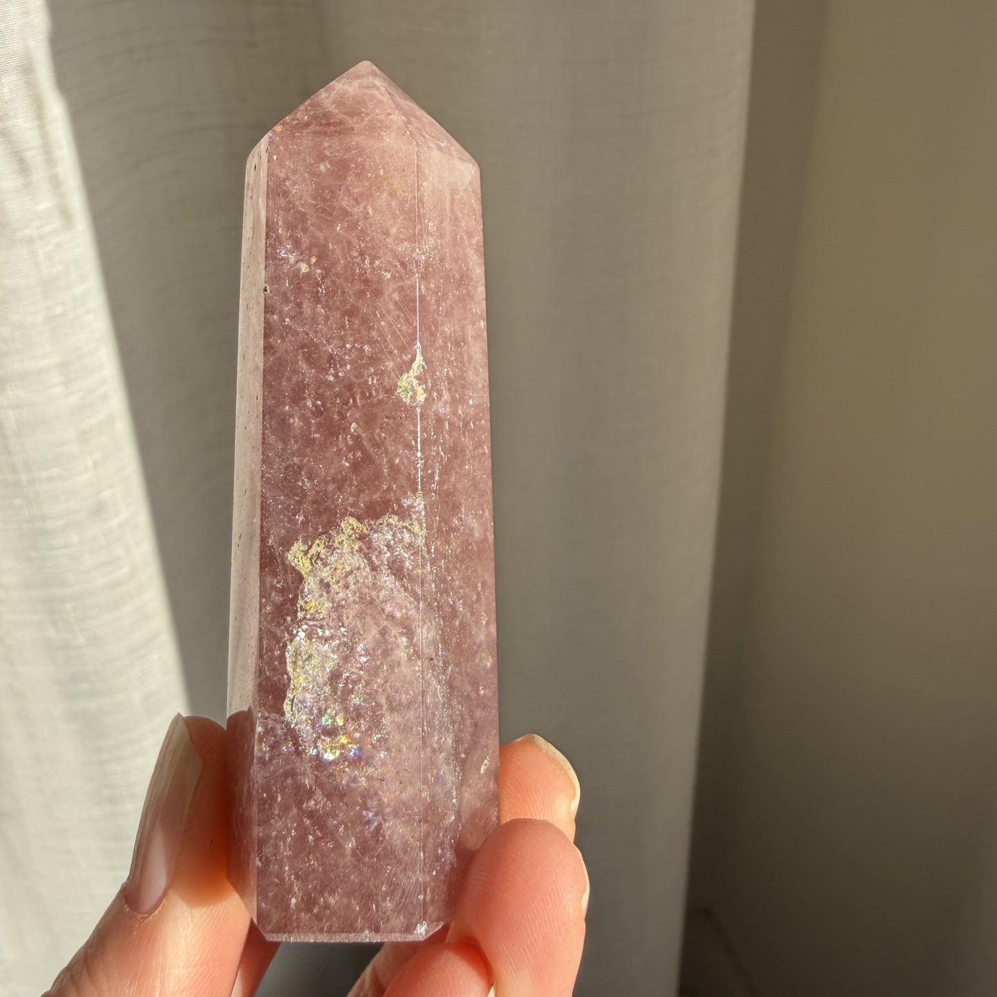 Strawberry Quartz Tower - 001