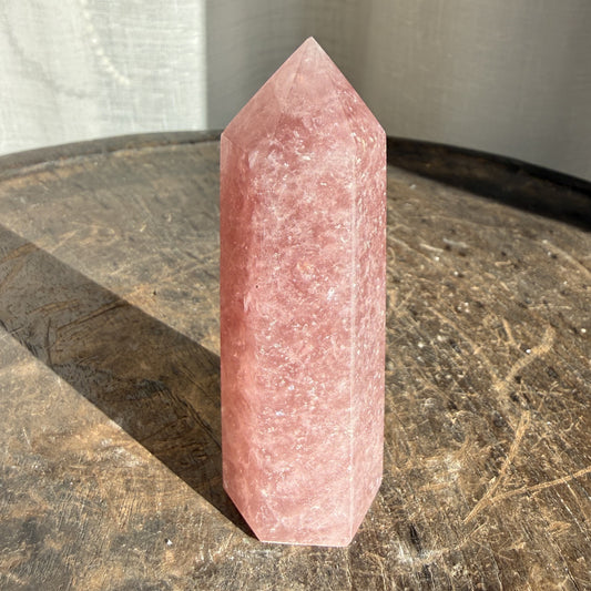 Strawberry Quartz Tower - 002