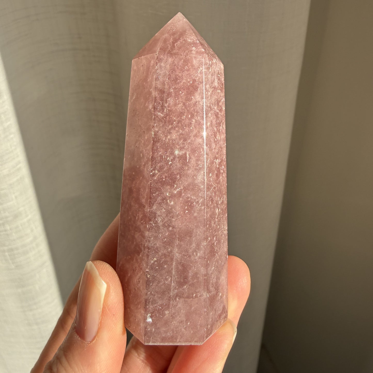 Strawberry Quartz Tower - 002