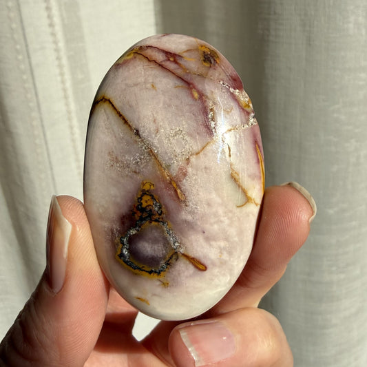 Mookaite Palm Stone - 3
