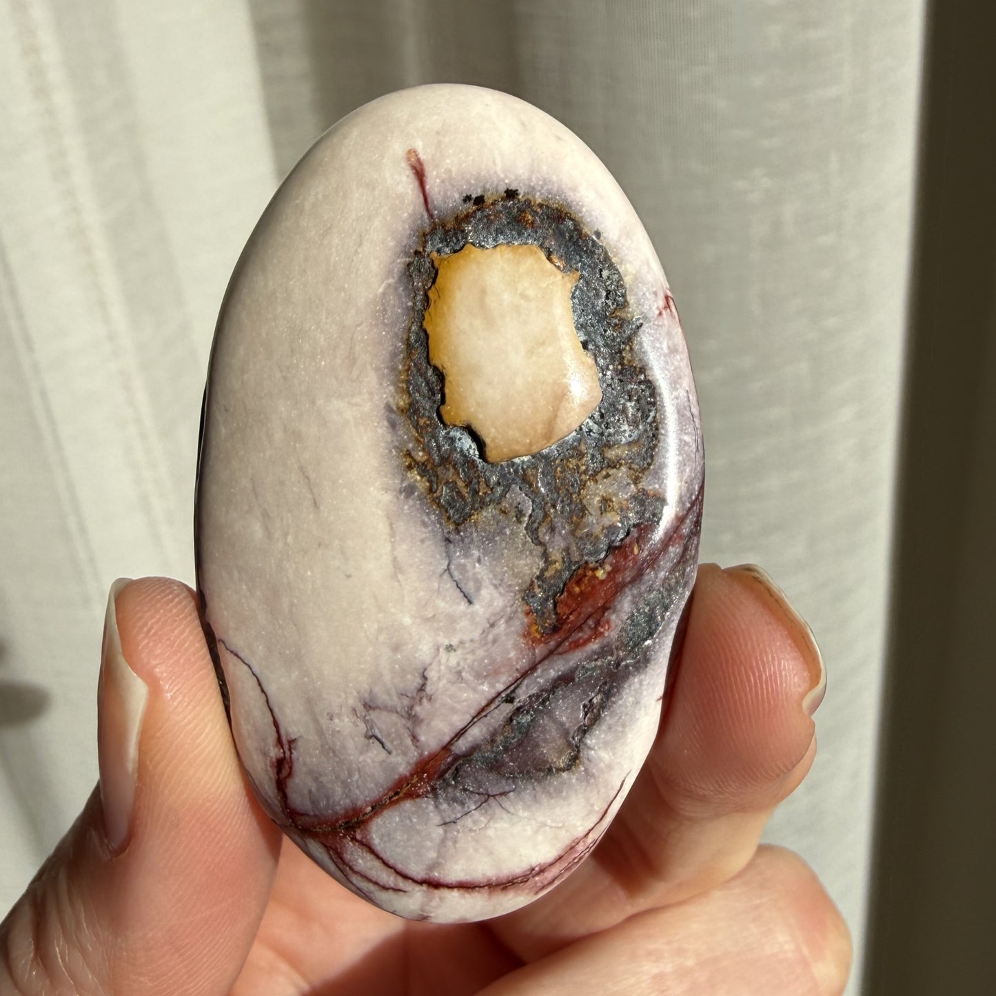 Mookaite Palm Stone - 6