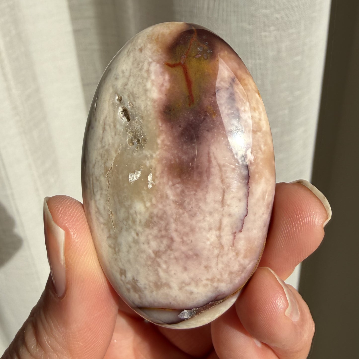 Mookaite Palm Stone - 7