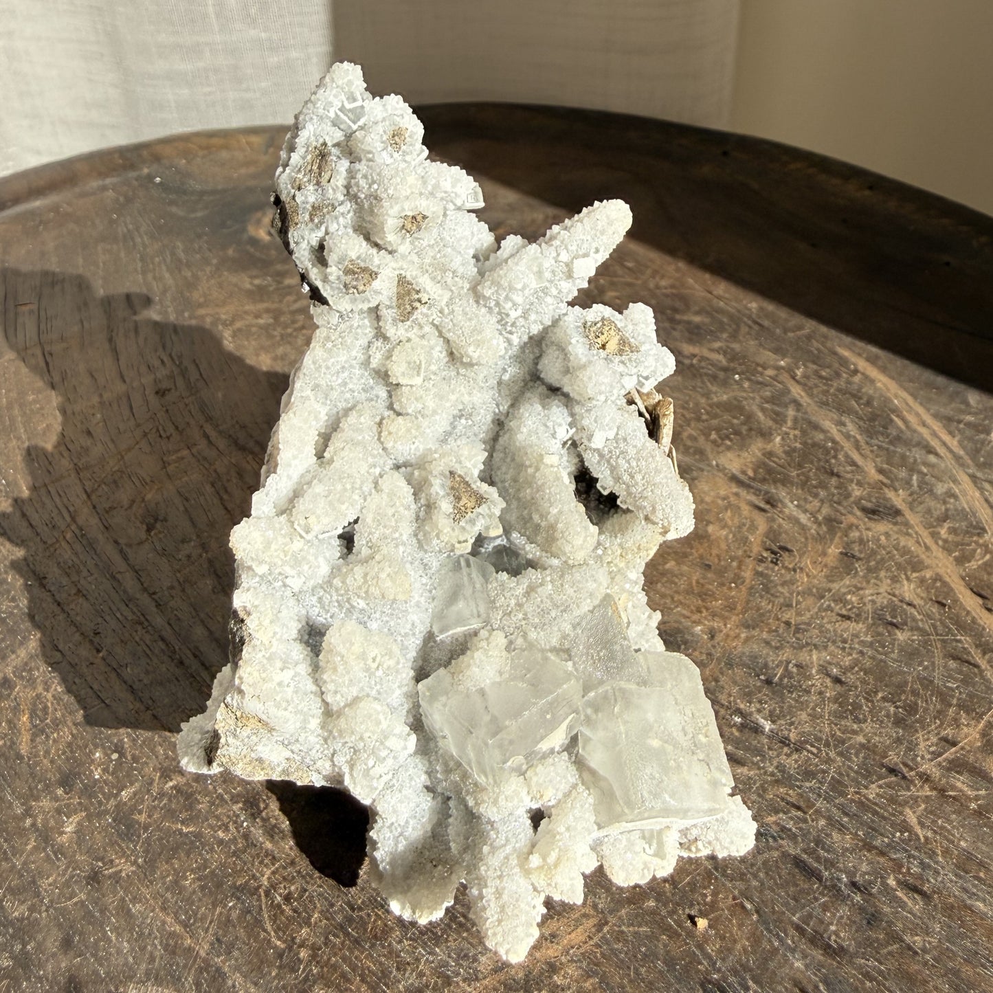 Feather Calcite Cluster 1
