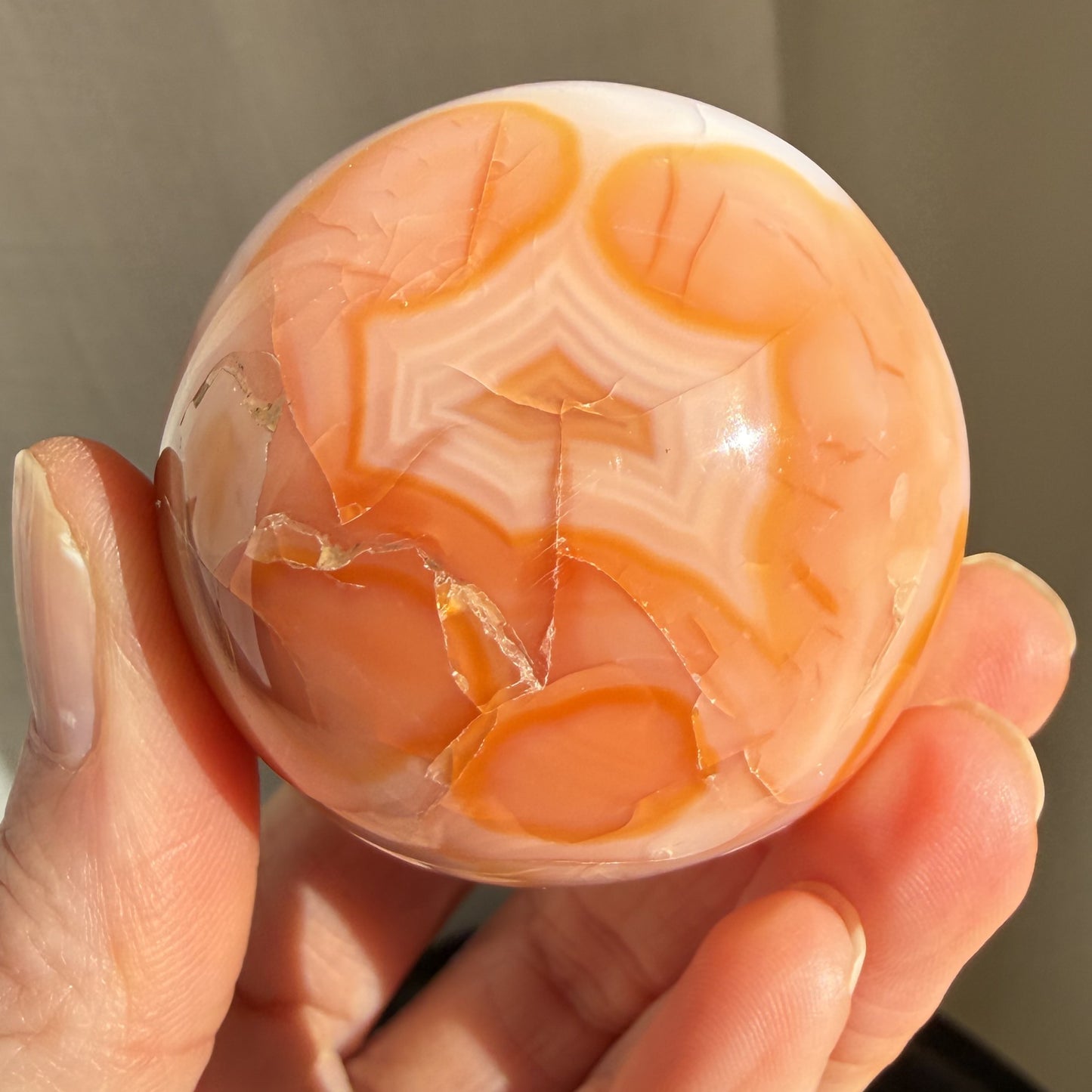 Carnelian Sphere 1