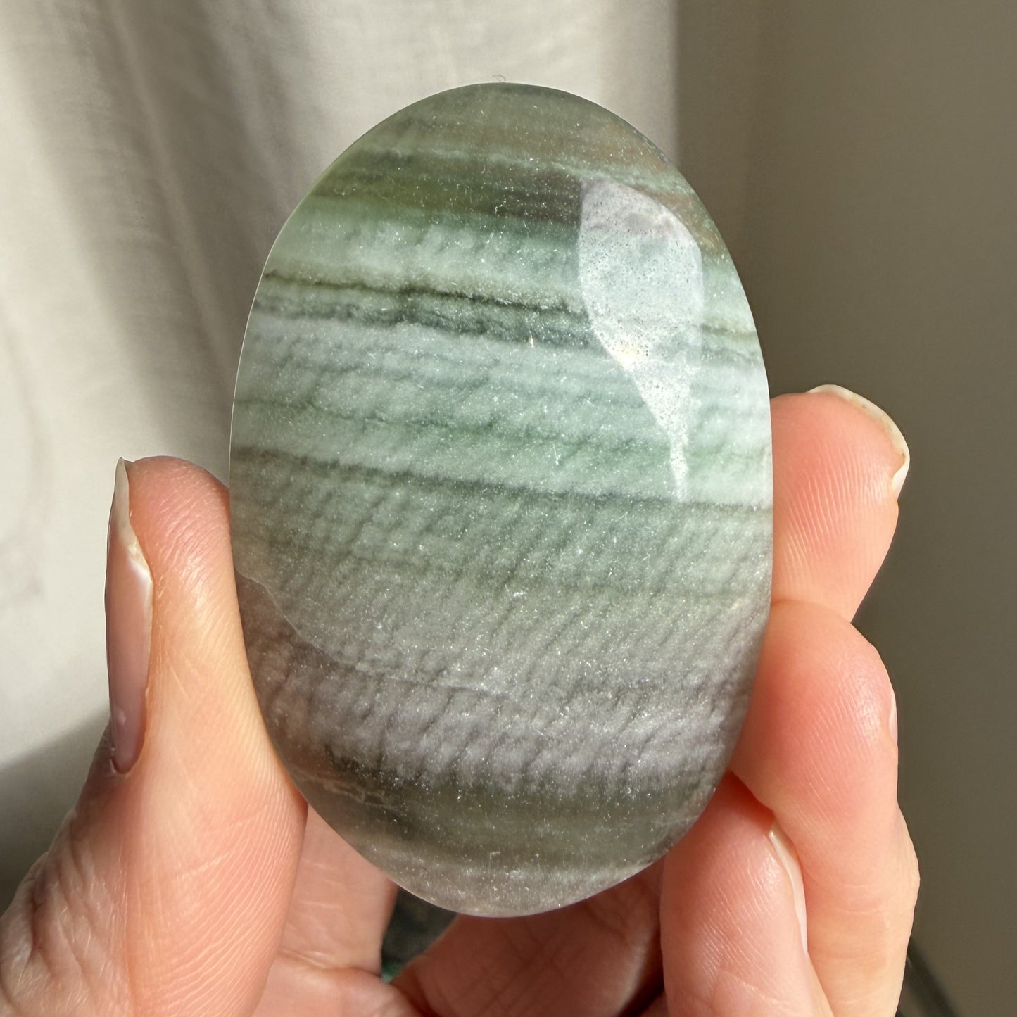 Silk Fluorite Palm 6