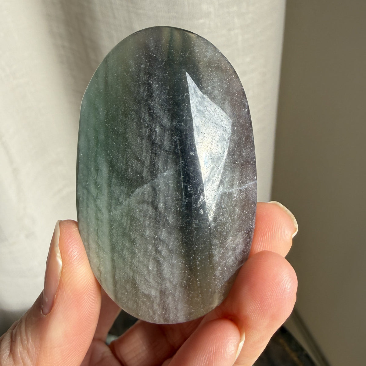 Silk Fluorite Palm 7