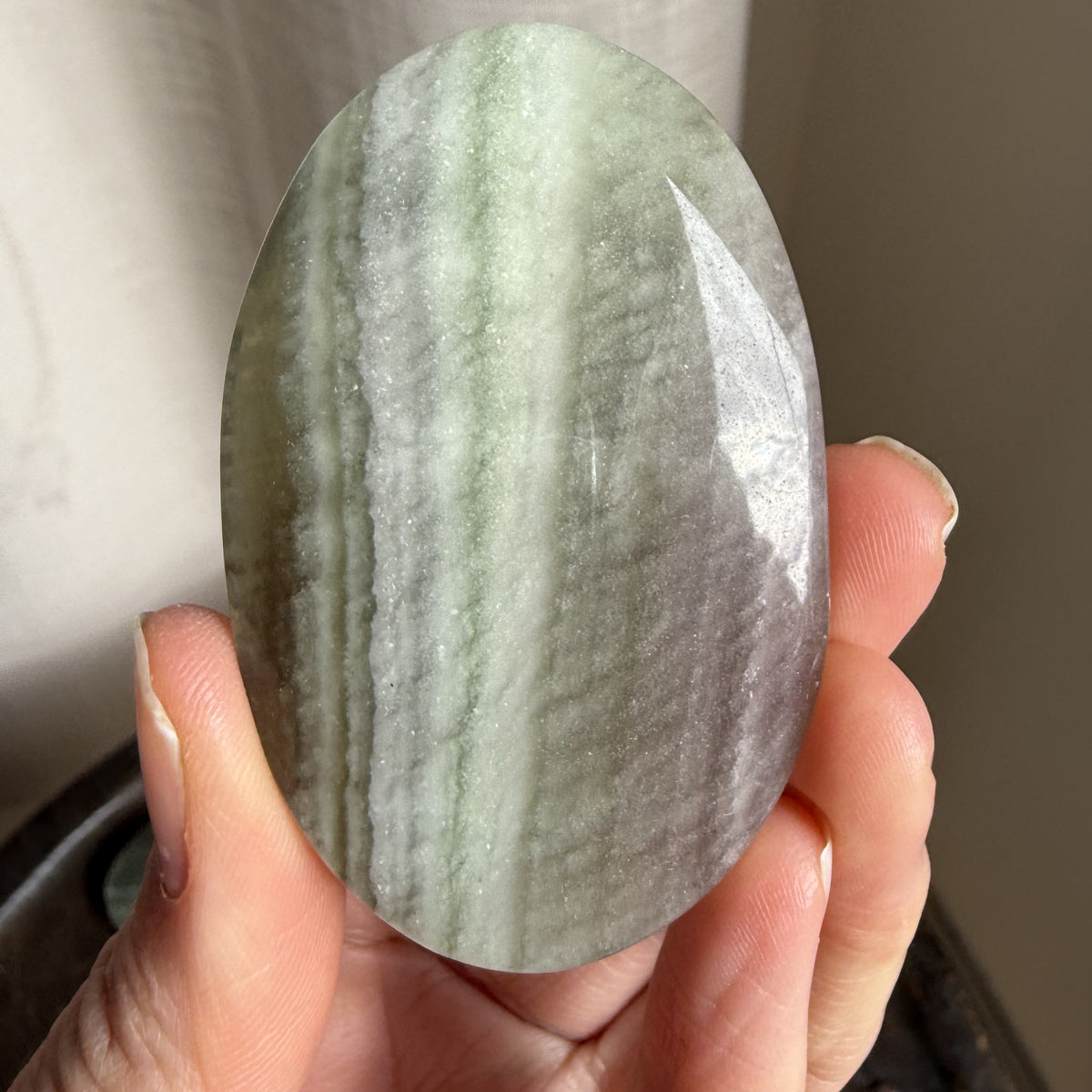 Silk Fluorite Palm 8