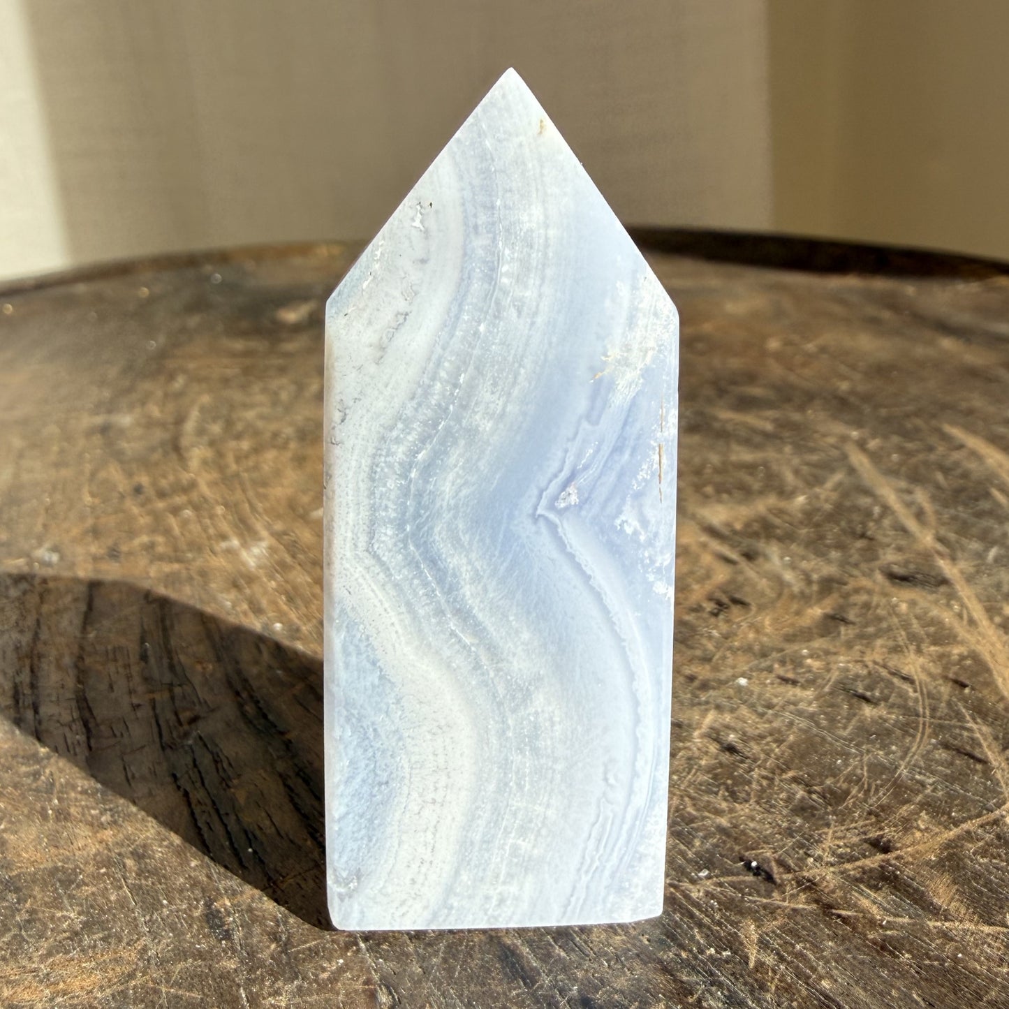 Blue Lace Agate Tower 1