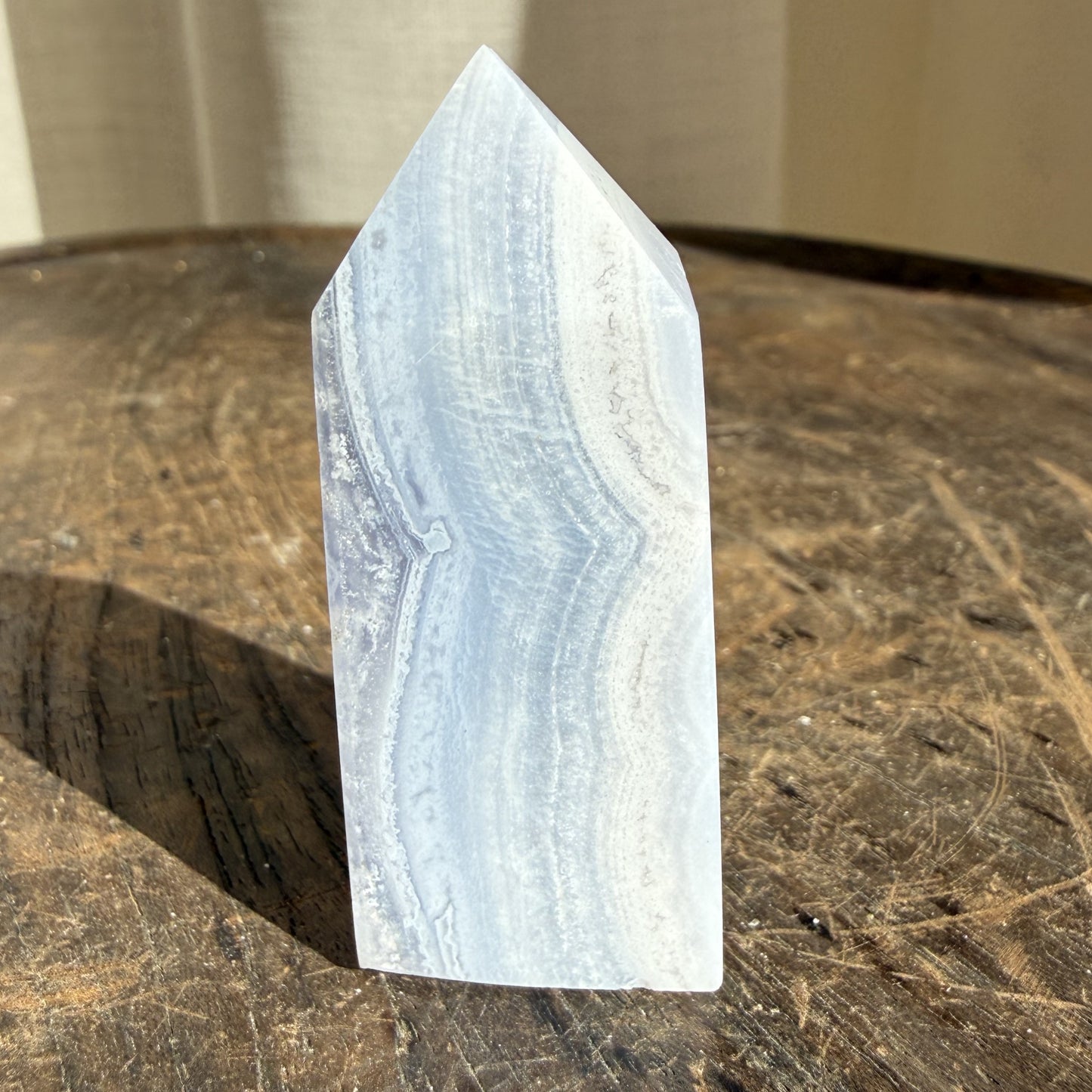 Blue Lace Agate Tower 1