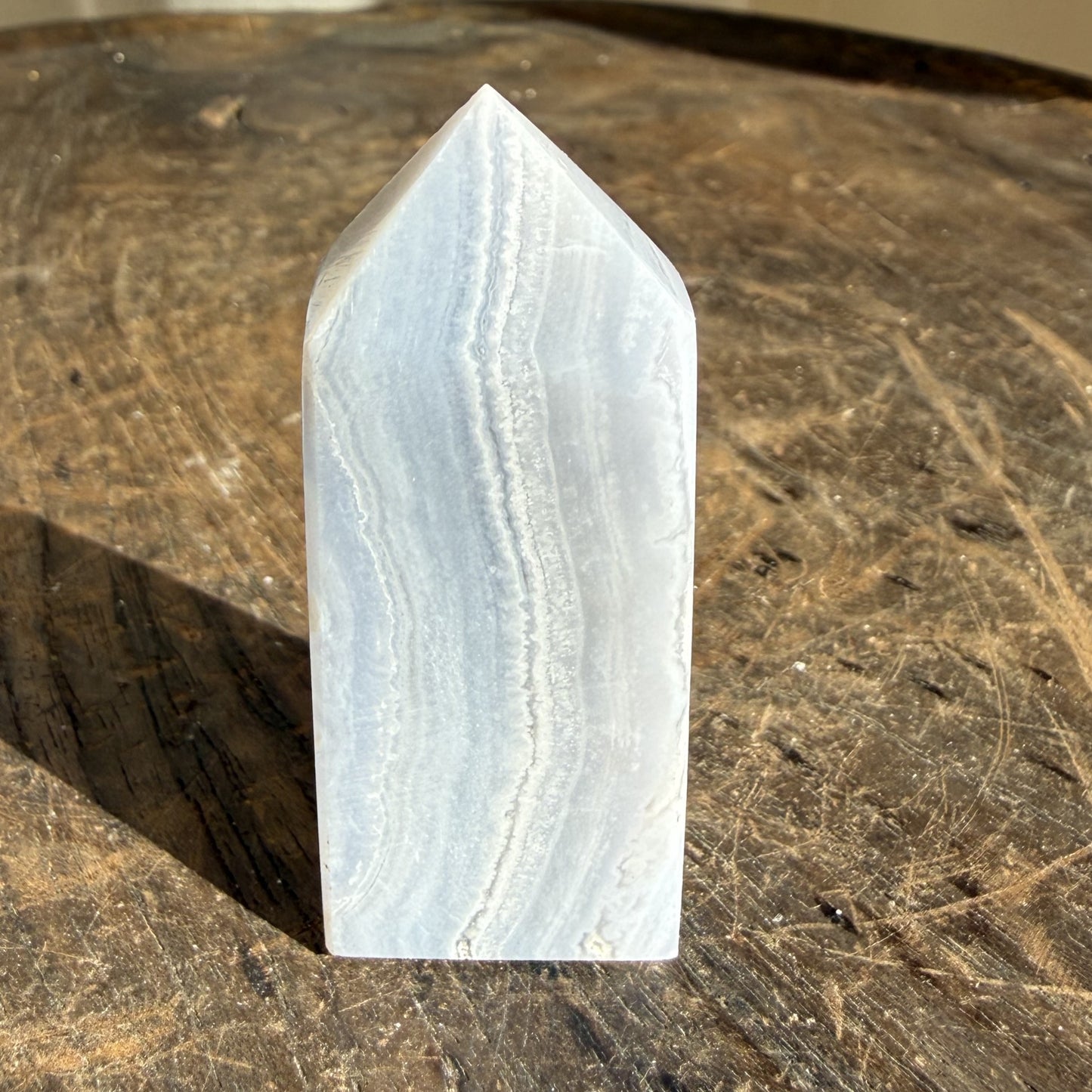 Blue Lace Agate Tower 2