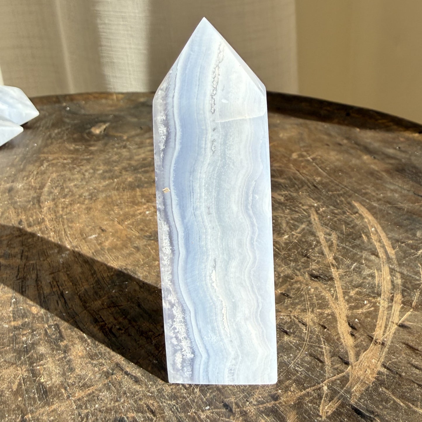 Blue Lace Agate Tower 3