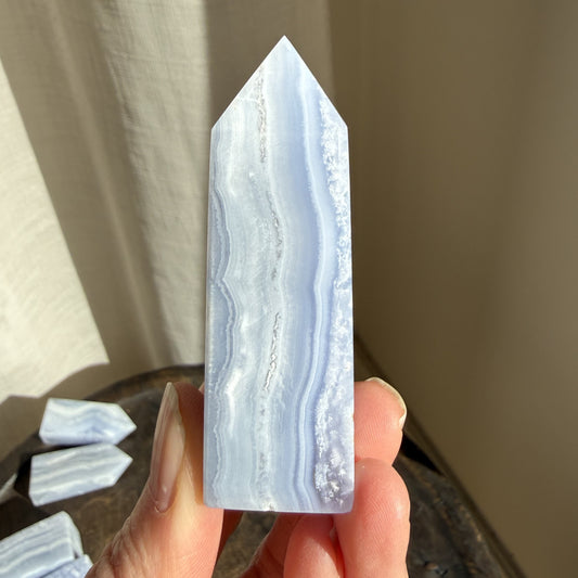 Blue Lace Agate Tower 3