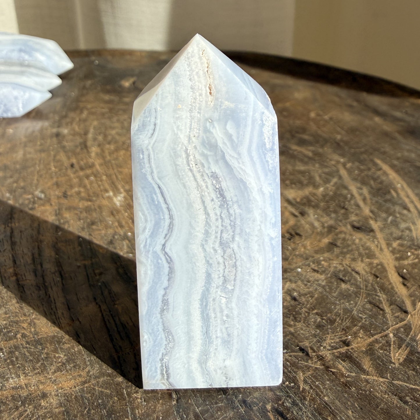 Blue Lace Agate Tower 4
