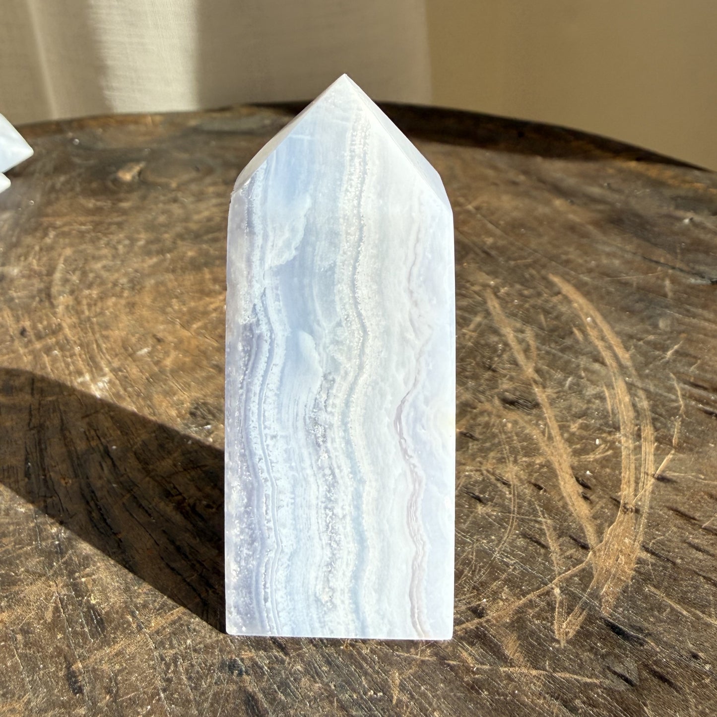 Blue Lace Agate Tower 4