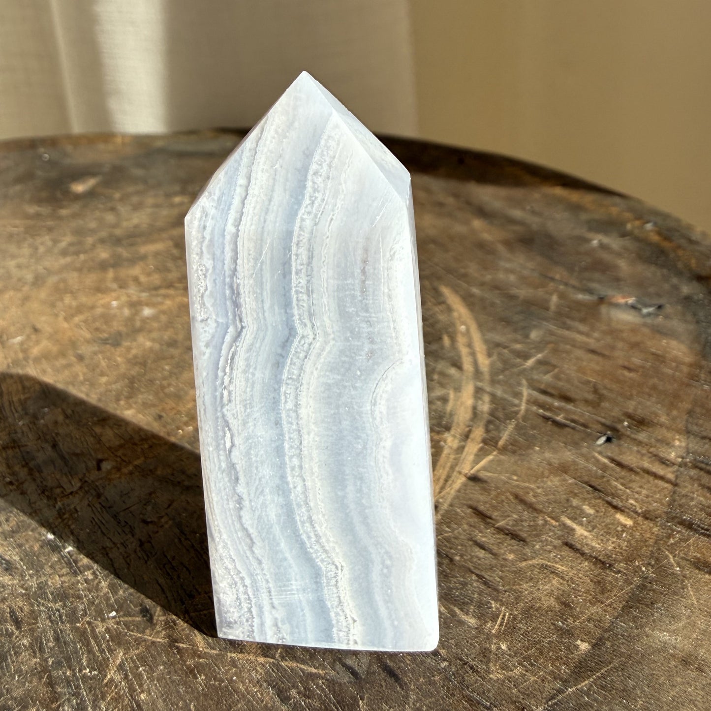 Blue Lace Agate Tower 5