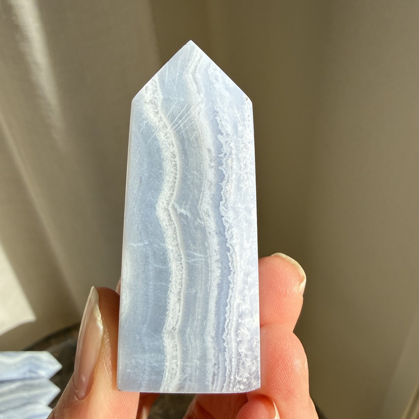 Blue Lace Agate Tower 5