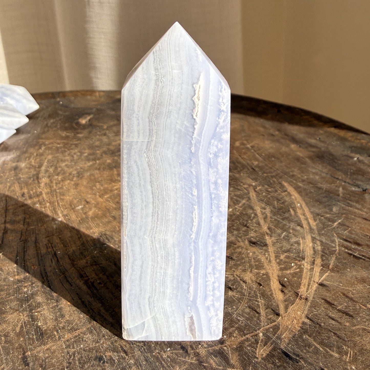 Blue Lace Agate Tower 6
