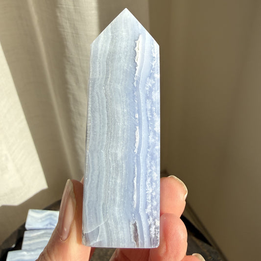 Blue Lace Agate Tower 6