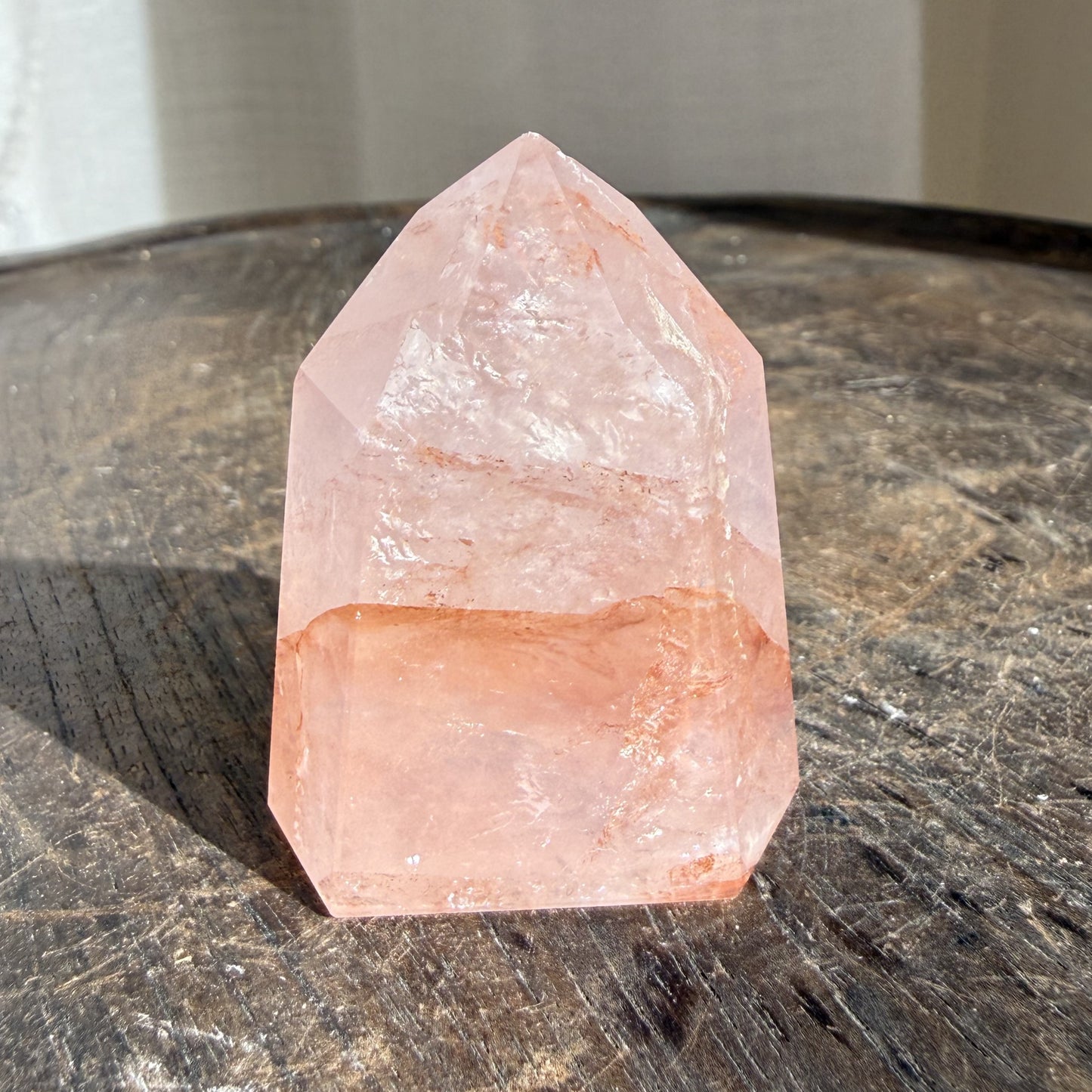 Rose Fire Quartz Tower 2