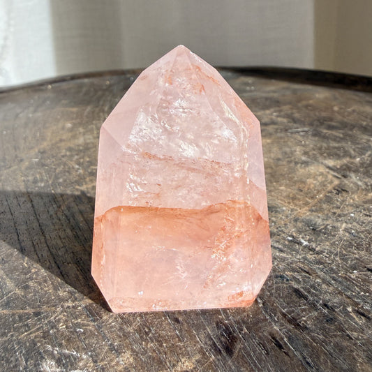 Rose Fire Quartz Tower 2