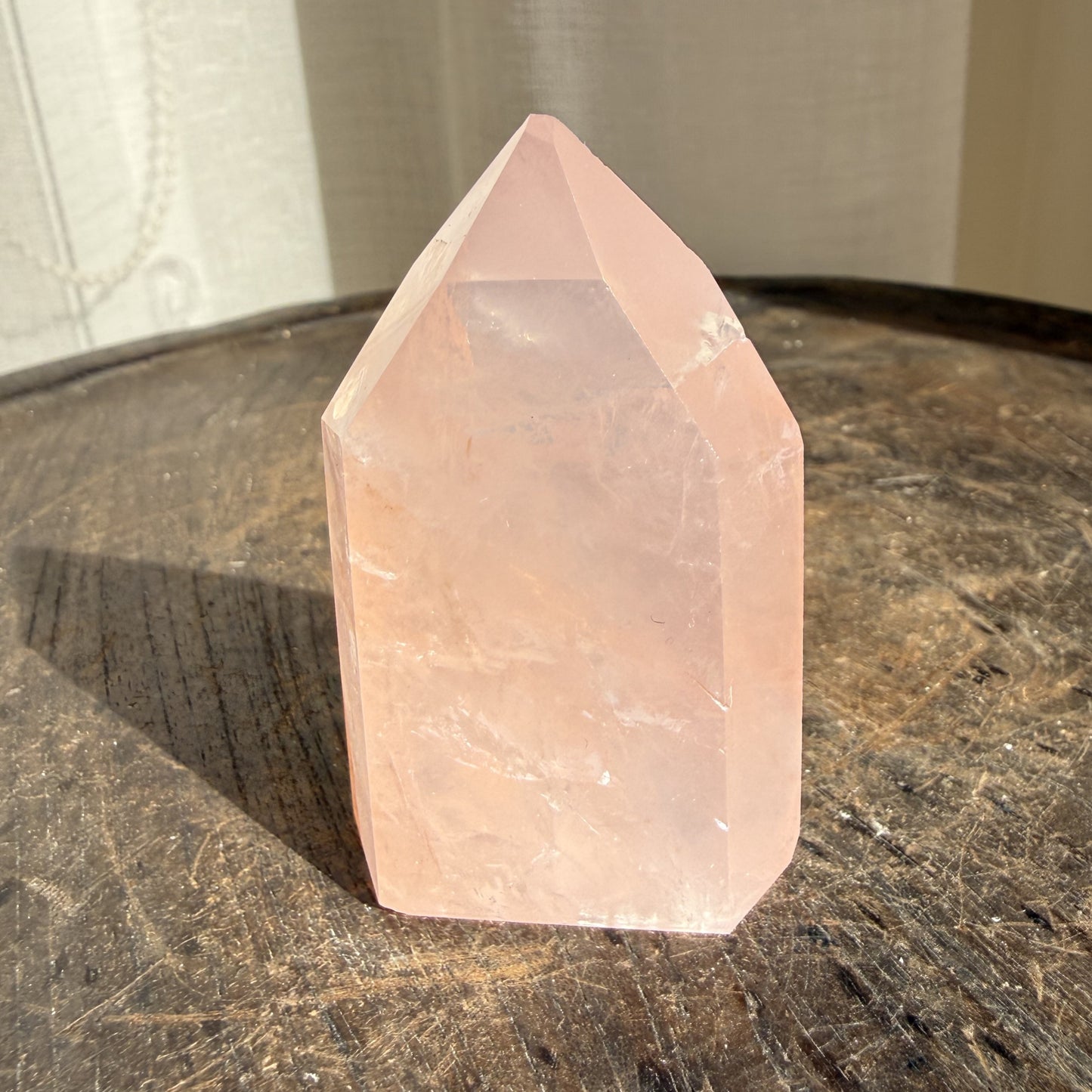 Rose Fire Quartz Tower 3