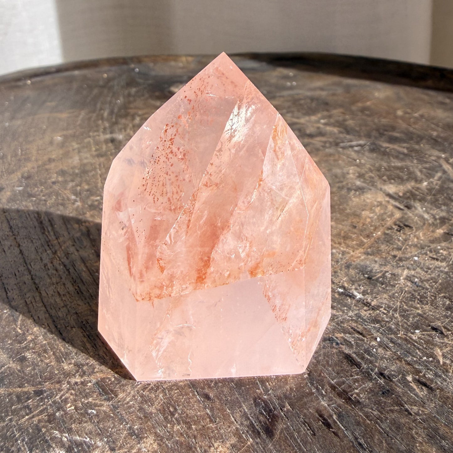 Rose Fire Quartz Tower 5