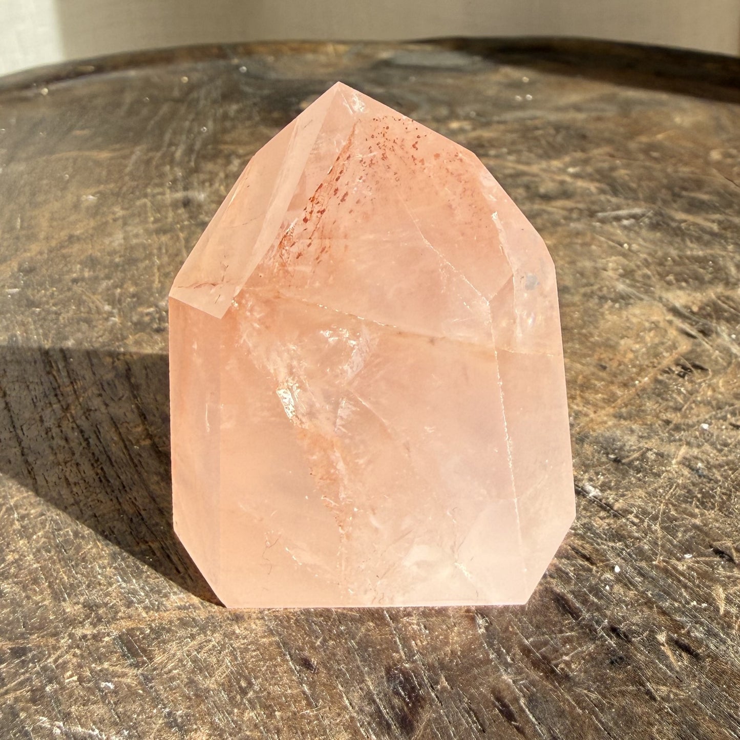 Rose Fire Quartz Tower 5