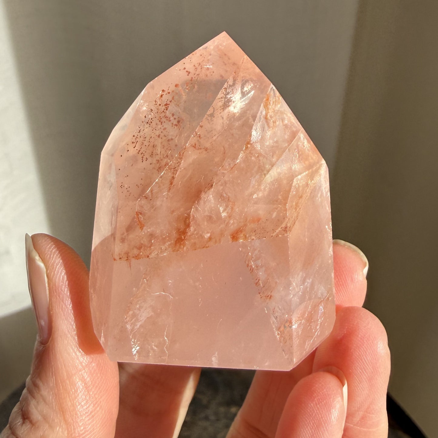Rose Fire Quartz Tower 5