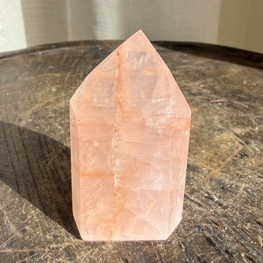 Rose Fire Quartz Tower 7
