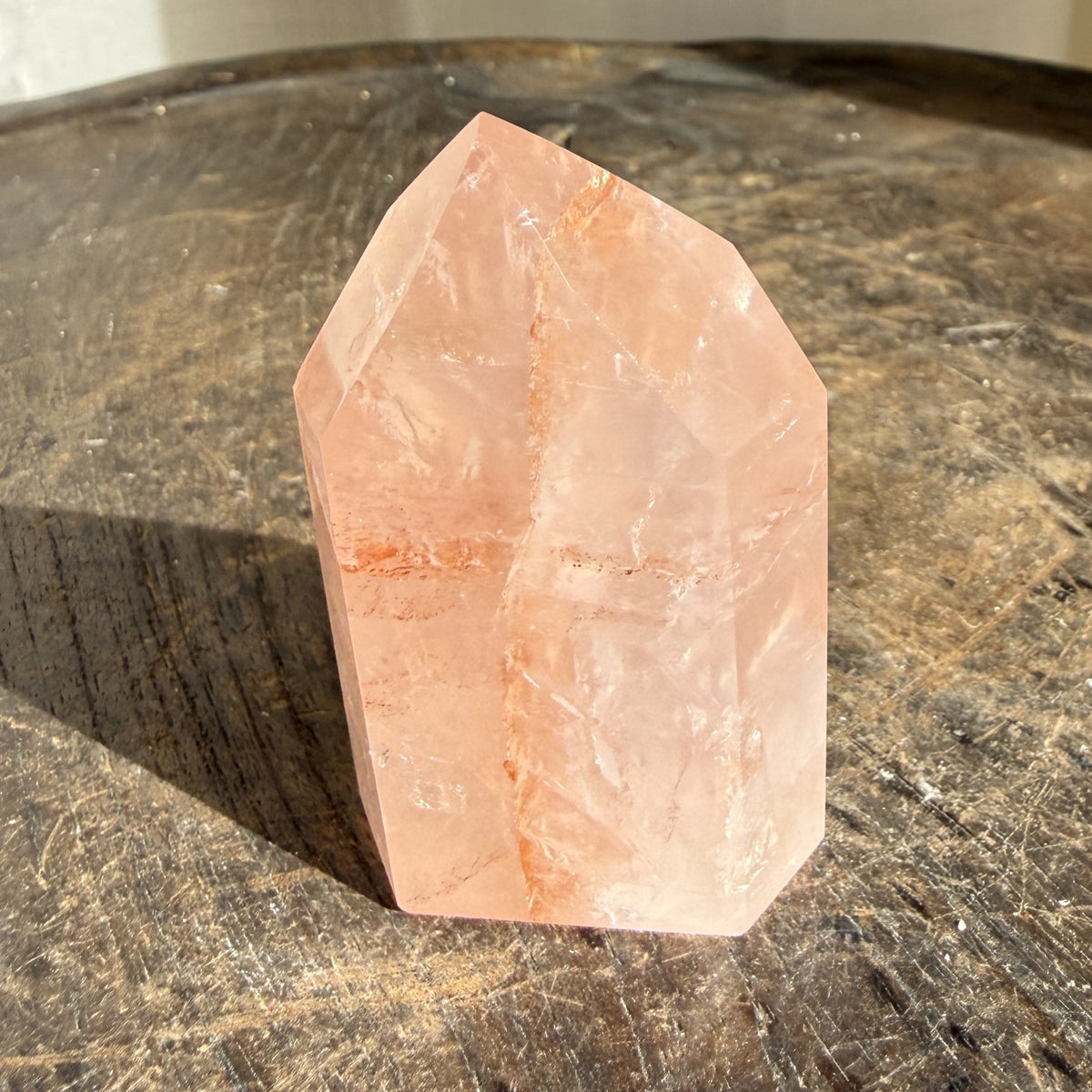 Rose Fire Quartz Tower 7