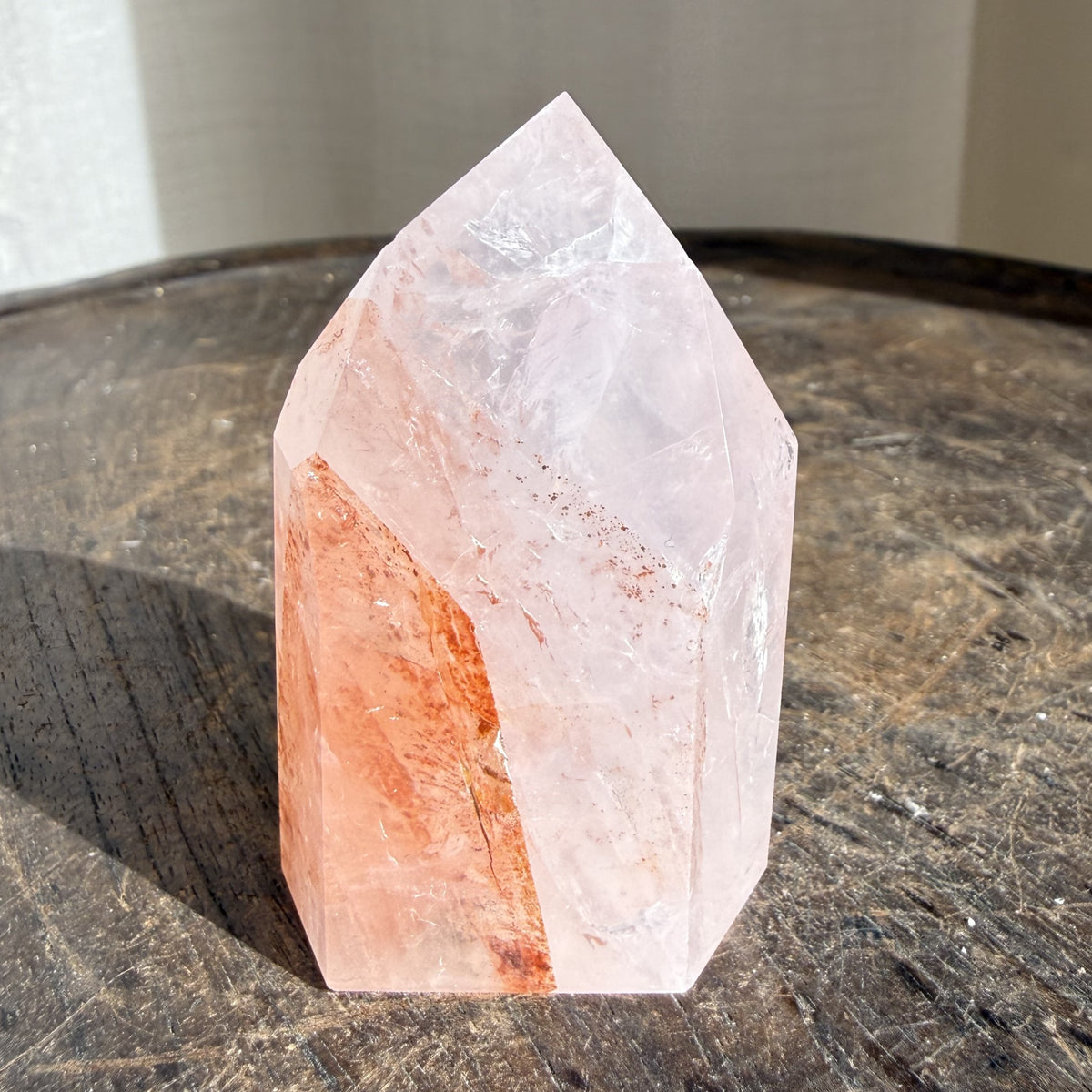 Rose Fire Quartz Tower 8