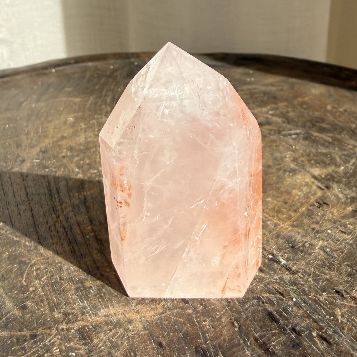 Rose Fire Quartz Tower 8