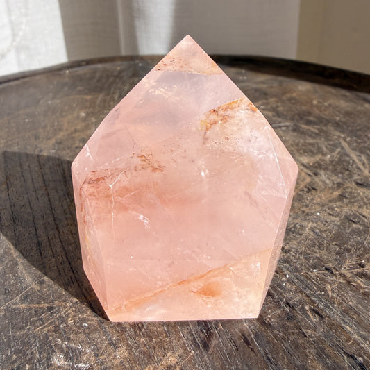 Rose Fire Quartz Tower 9
