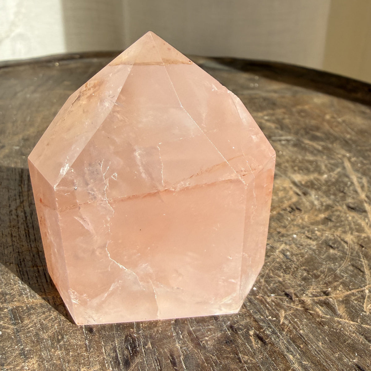 Rose Fire Quartz Tower 9