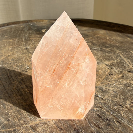 Rose Fire Quartz Tower 10