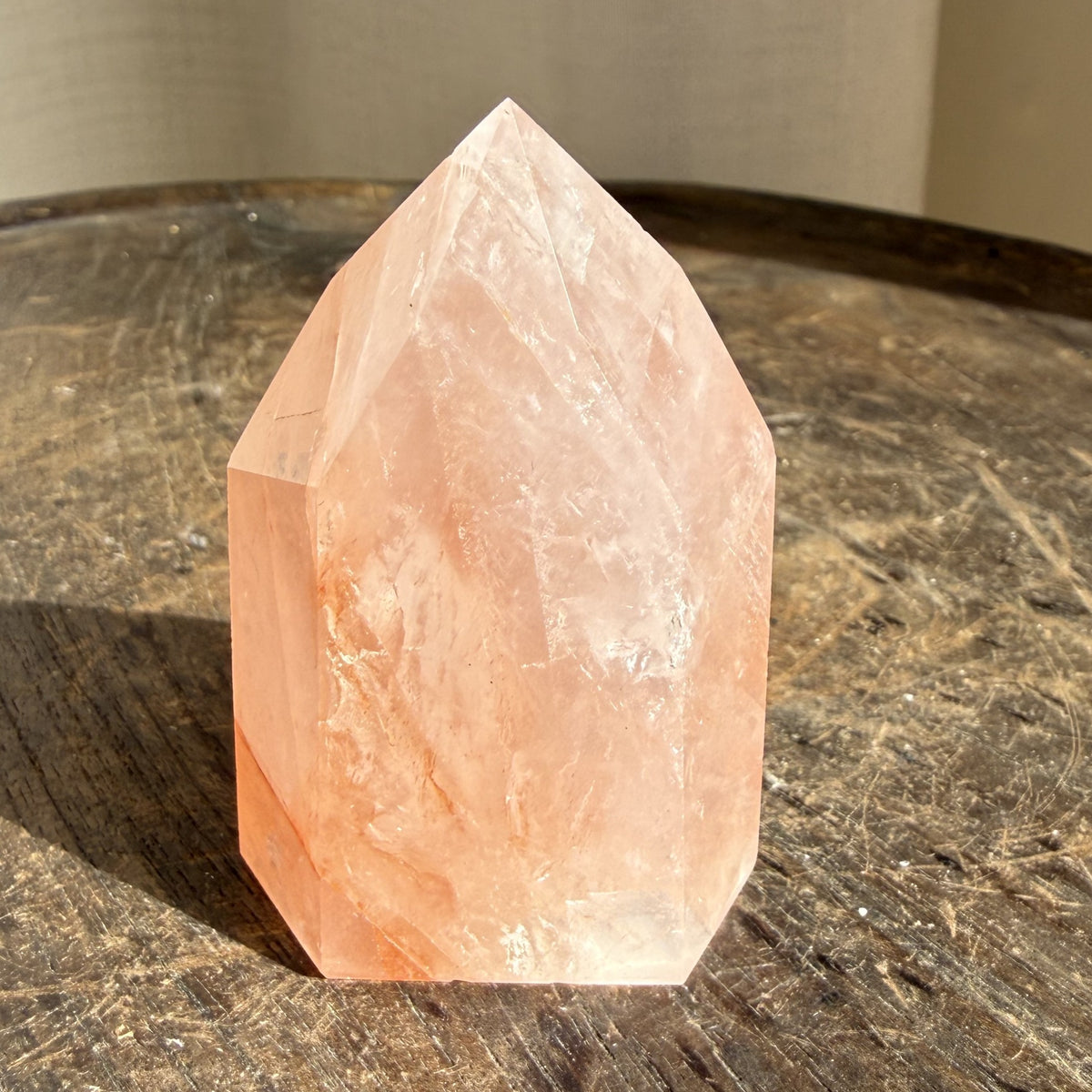 Rose Fire Quartz Tower 10