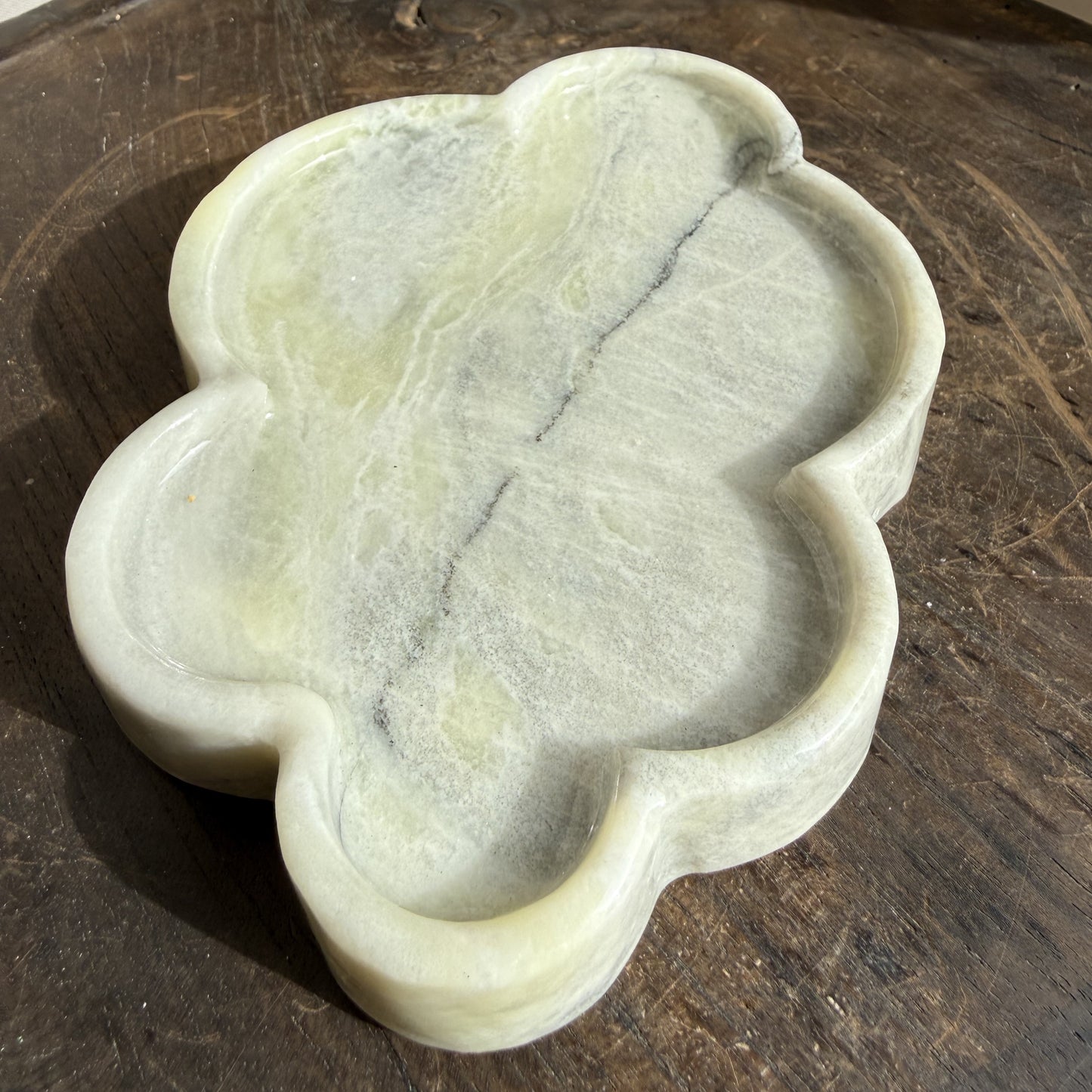 Green Jade Stone Tray 1