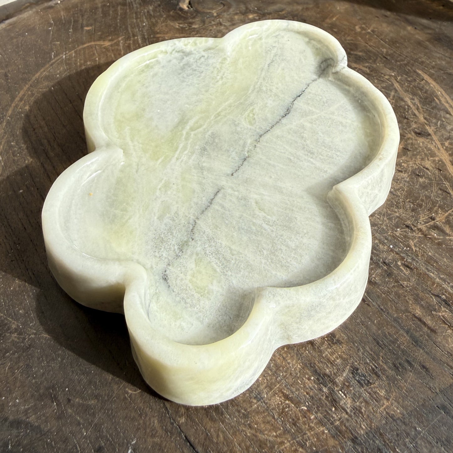 Green Jade Stone Tray 1