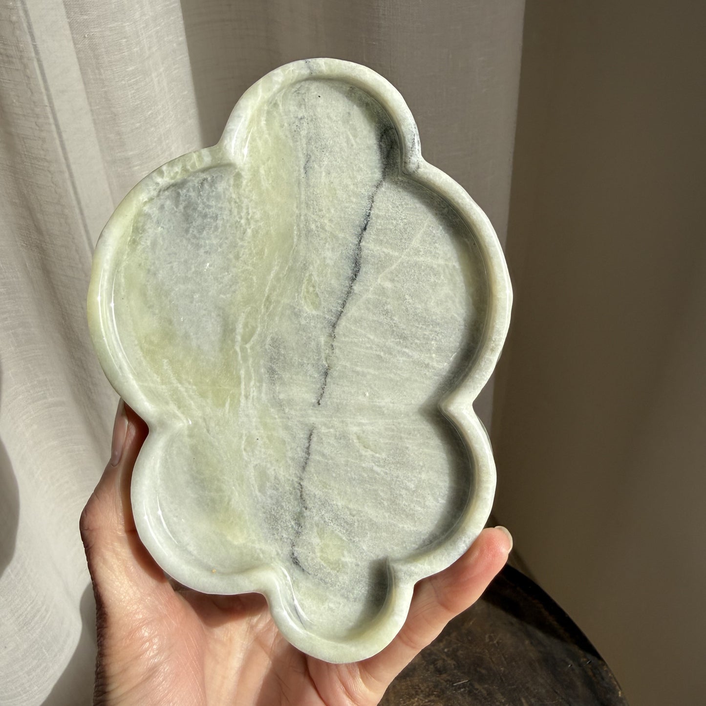 Green Jade Stone Tray 1